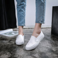 Baskets Blanches Imperméables à Enfiler pour Femmes (Décontractées)
