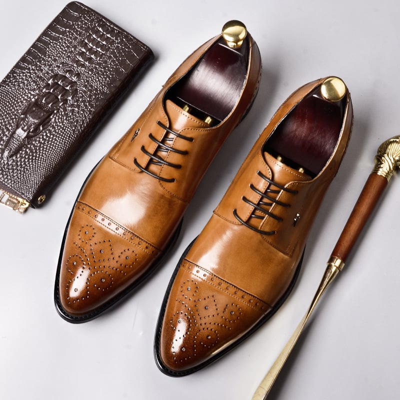 Men's British Formal Oxford Business Shoes