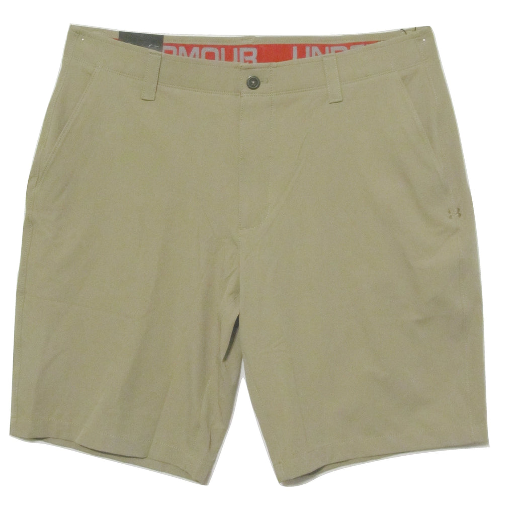 Under Armour Mens Match Play Golf Shorts (34) Khaki