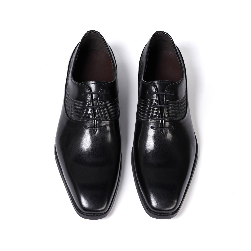 Pointed Toe Leather Shoes for Business Formal Wear