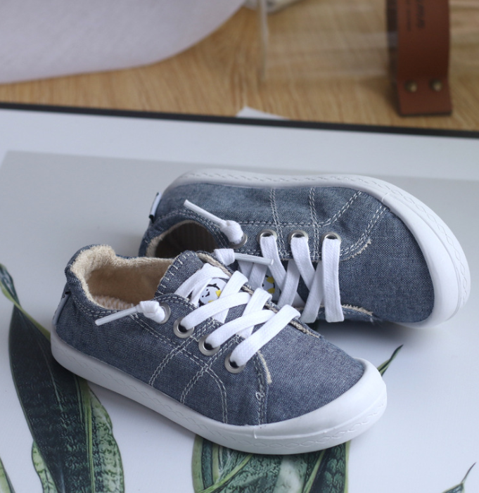 Kids' Slip-On Canvas Sneakers with Memory Foam