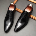 Men's Black Lace-up Formal Work Shoes