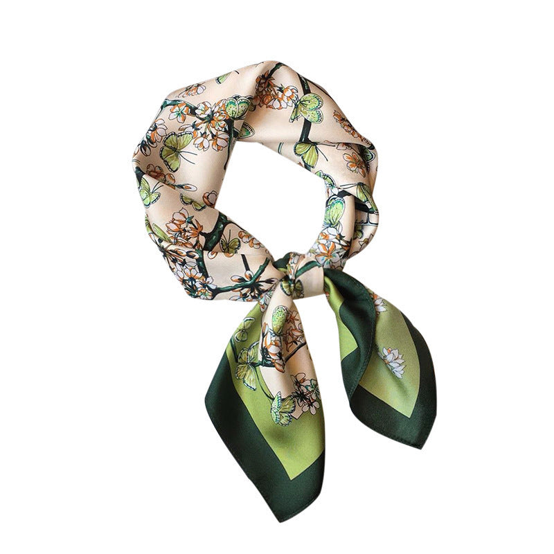 Stylish Spring Autumn Silk Scarf for Women