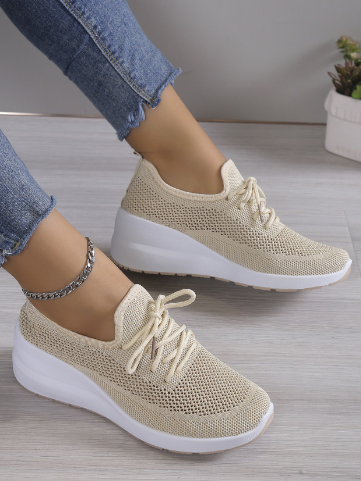 Chaussures compensées décontractées pour femme (une paire)