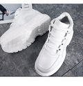 Baskets "Dad Shoes" tendance à semelle épaisse pour femme (blanches)