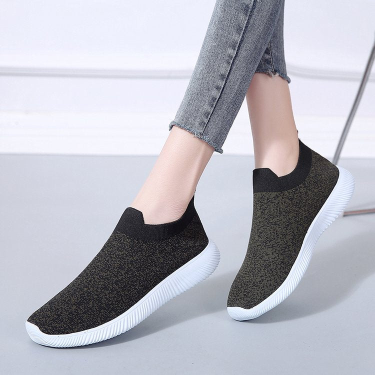 Summer Women's Breathable Slip-On Mesh Sneakers
