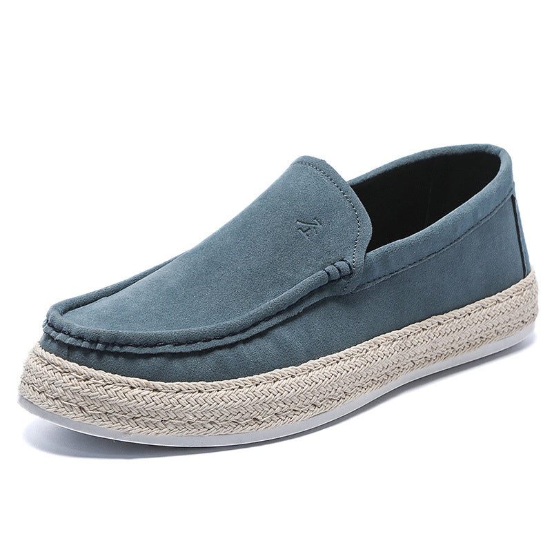 Men's Casual Canvas Slip-On Shoes - Handmade Beijing Style