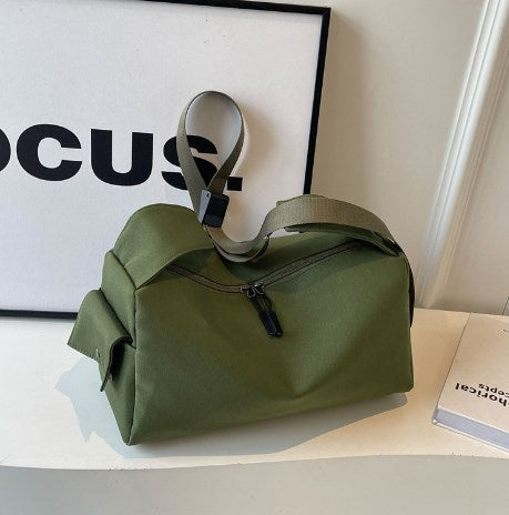Large Capacity Student Fabric Bag - Corduroy Women's Bag