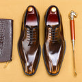 Men's Shiny Patent Leather Formal Oxford Shoes