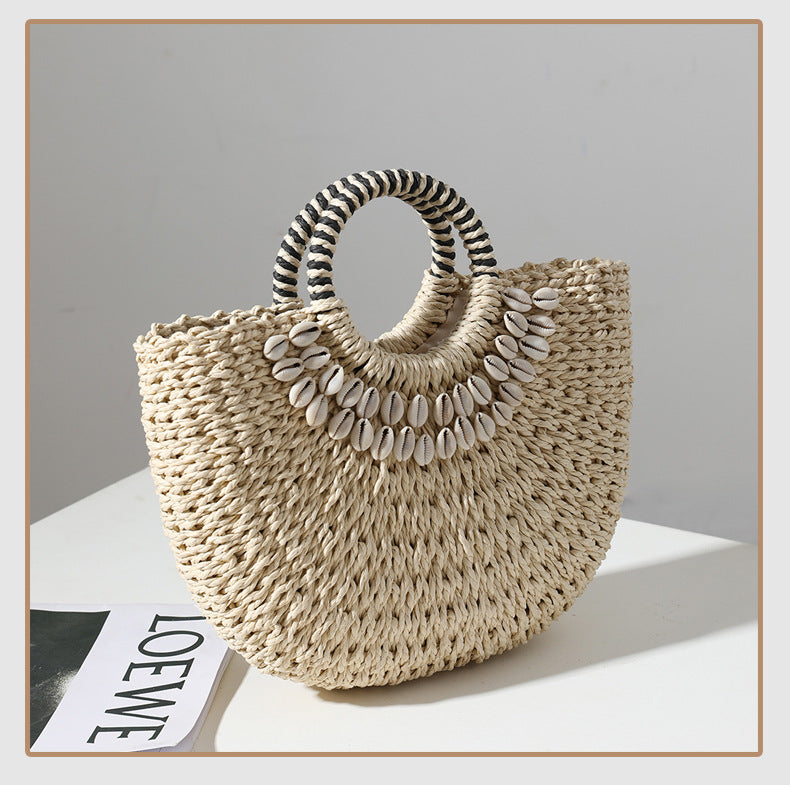 Handmade Shell Bag - Summer Beach Crossbody Bag