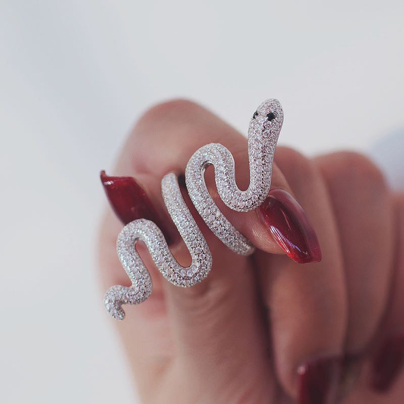 Simple Snake Ring for Women's Fashion Temperament