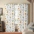Magic Drapes Pinch Pleated Curtains Blackout Curtains for Living Room Bedroom Traverse Blackout Thermal Insulated Room Darkening Window Treatment Panels Set of 2 Cortinas W(26"+26") L95(Forest Bird)