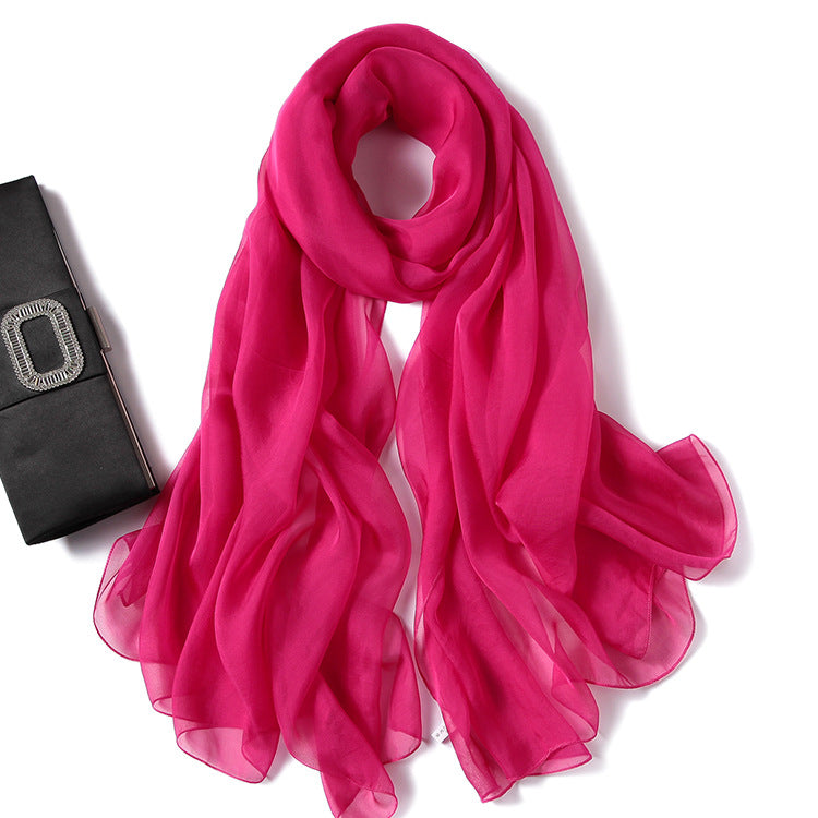 Silk Scarf for Women - 100% Mulberry Silk