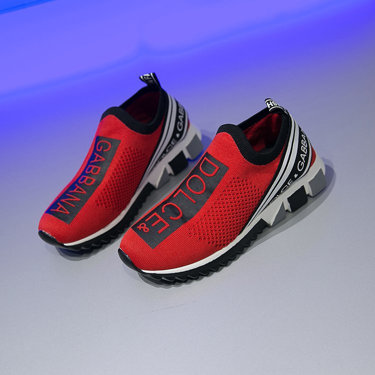 Breathable Flyknit Round Toe Women's Casual Sneakers