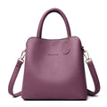 Women's Casual Leather Tote Bag - Stylish Shoulder Bag