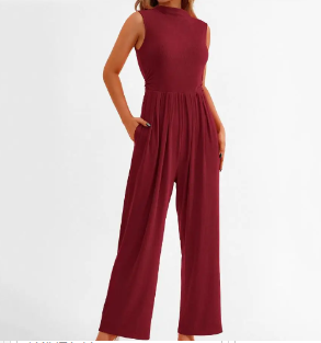 WOLFF Elegant Formal Jumpsuit with Pockets (One Piece)