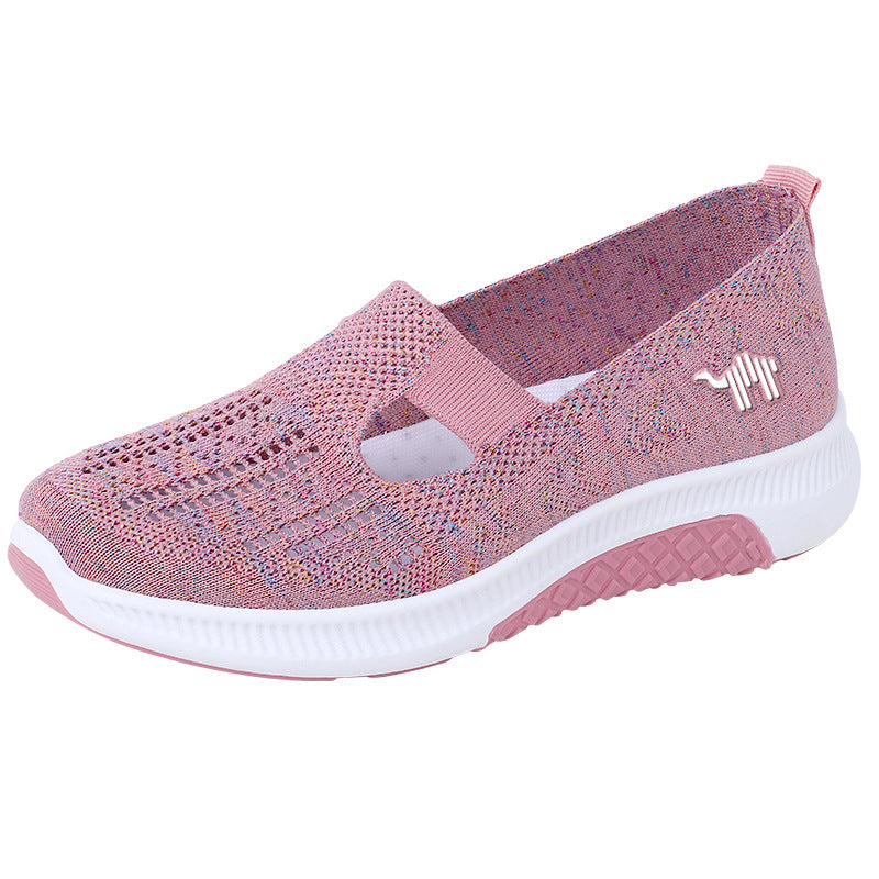 Breathable Women's Slip-On Sneakers with Soft Soles