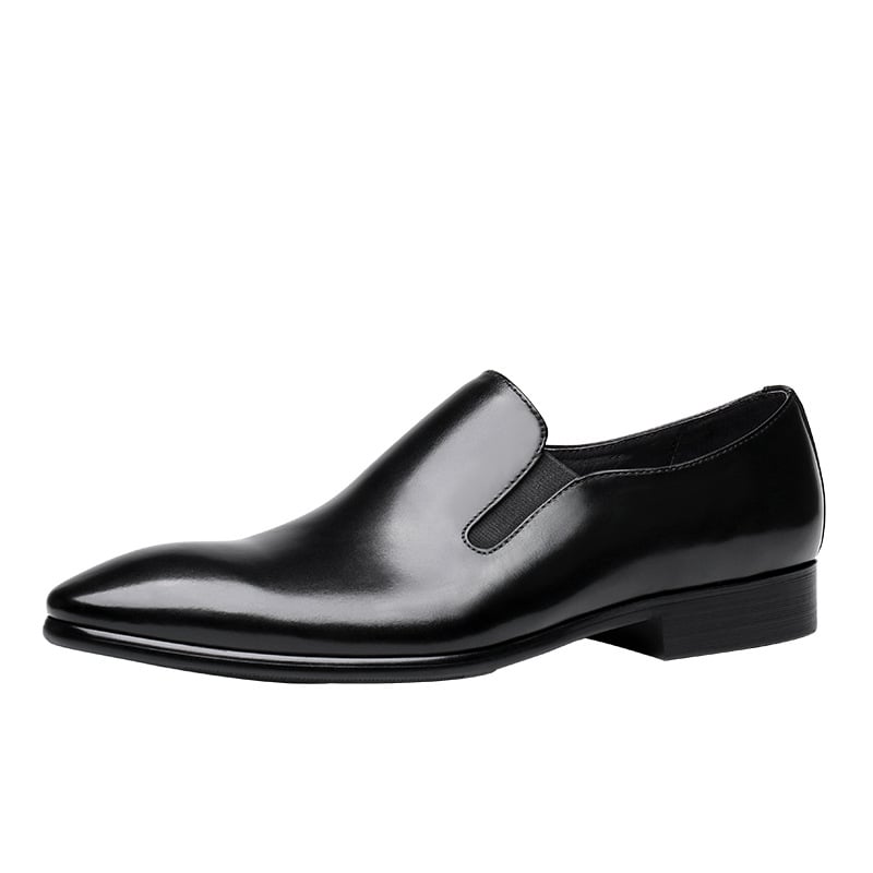 Men's Business Formal Leather Pointed Toe Shoes Set