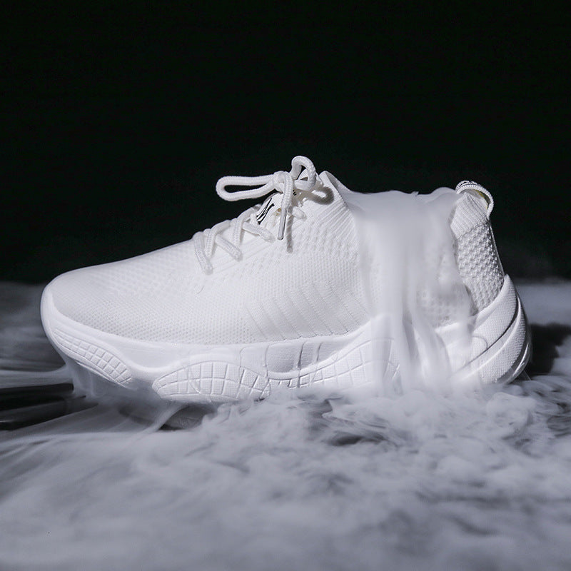 Women's Thick-Soled Knitted Dad Sneakers