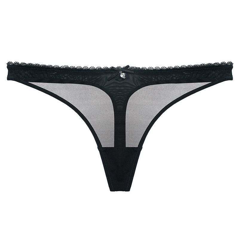 Varsbaby Sexy Transparent Mesh Lingerie Set (4 Pieces)