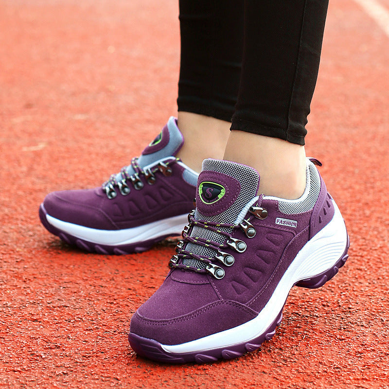 Trendy Women's Sneakers with Thick Sole for Height Boost
