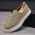 Men's Casual Canvas Slip-On Shoes - Handmade Beijing Style