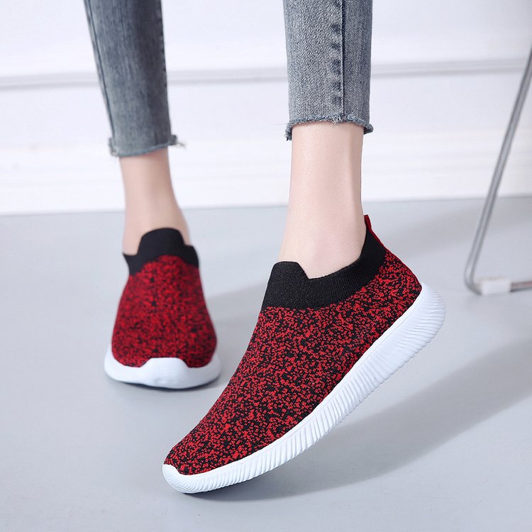 Summer Women's Breathable Slip-On Mesh Sneakers