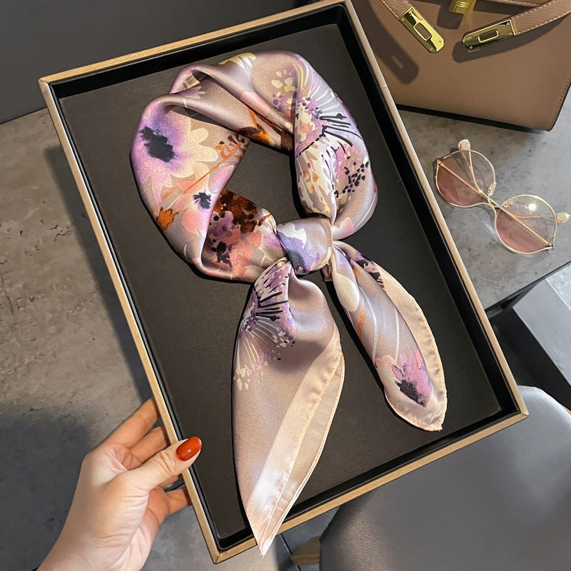 Stylish Spring Autumn Silk Scarf for Women