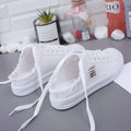 Chaussures plates en toile à enfiler pour femme d'été
