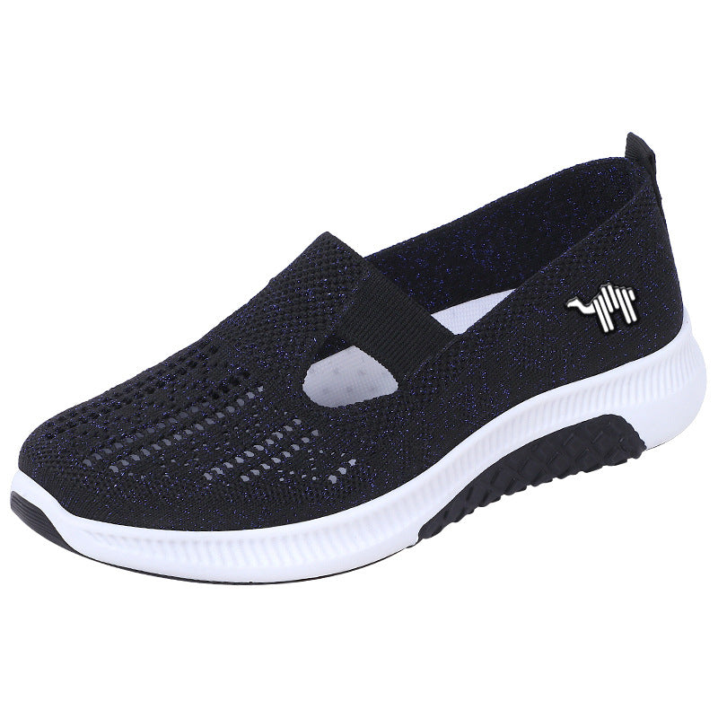 Breathable Women's Slip-On Sneakers with Soft Soles