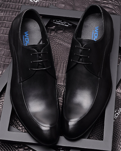 Formal British Pointed Leather Business Shoes
