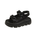 Mid-Heel Women's Shoes with Thick Soles