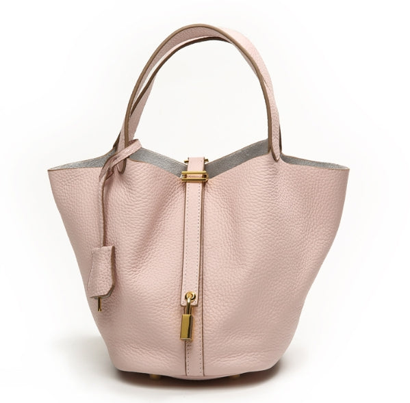 Litchi Texture Bucket Bag & Tote Bag Combo