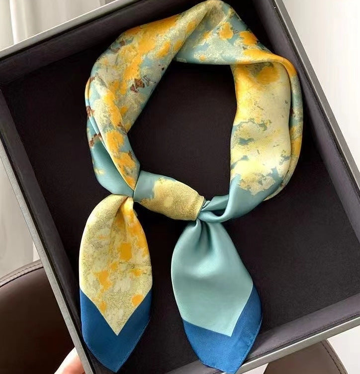 Stylish Spring Autumn Silk Scarf for Women