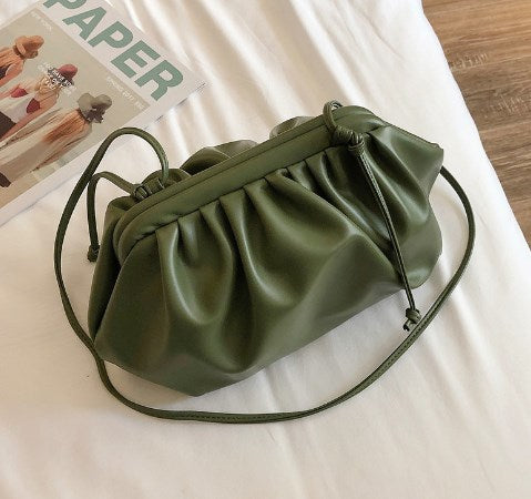 2019 New Cloud Bag, Ruffled Shoulder Crossbody Bag