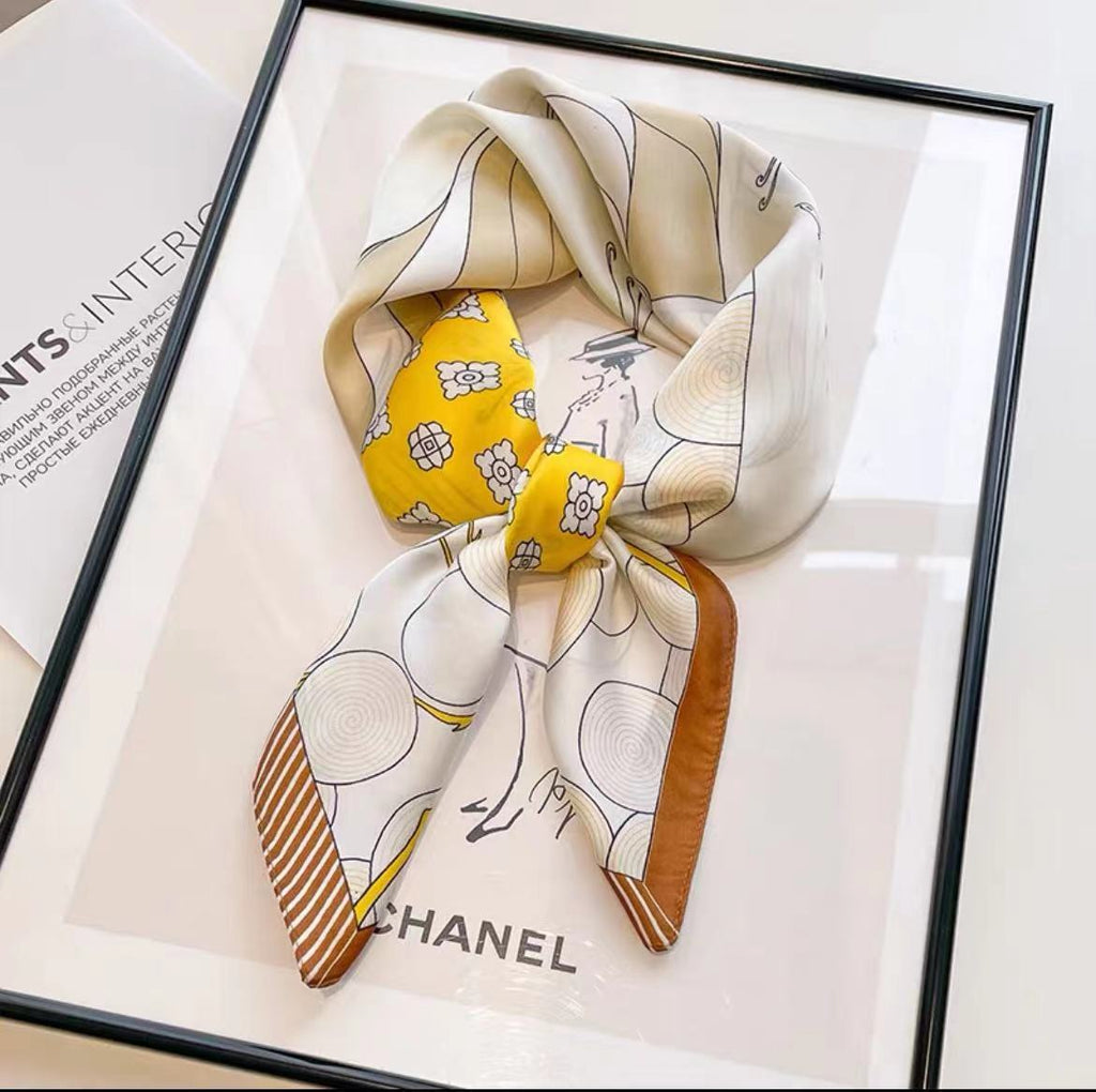 Stylish Spring Autumn Silk Scarf for Women