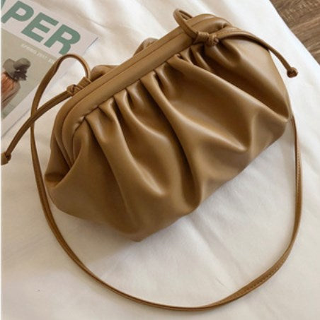 2019 New Cloud Bag, Ruffled Shoulder Crossbody Bag