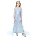 Girls' White Sequin Dress