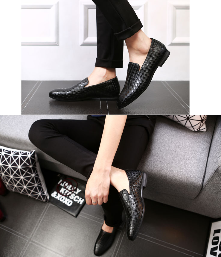 Versatile British Men's Leather Loafers