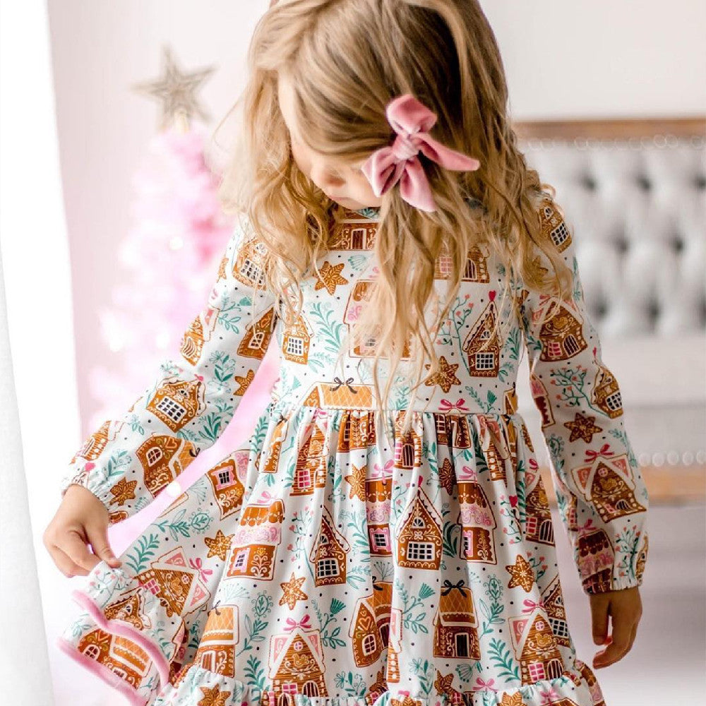 Girls' Special Printed Fashion Dress
