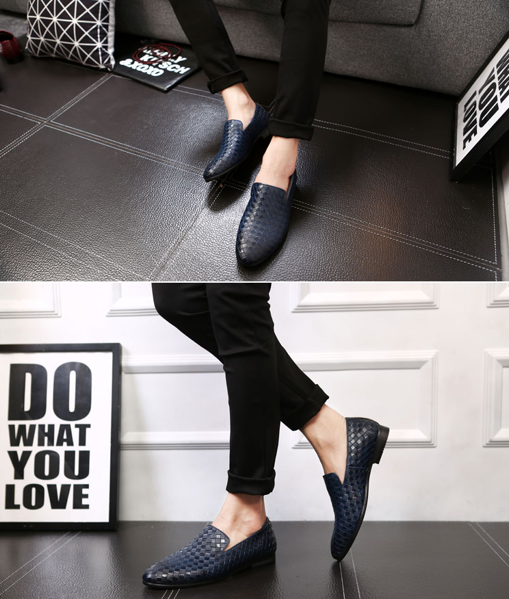 Versatile British Men's Leather Loafers