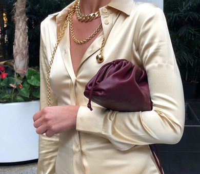 2019 New Cloud Bag, Ruffled Shoulder Crossbody Bag