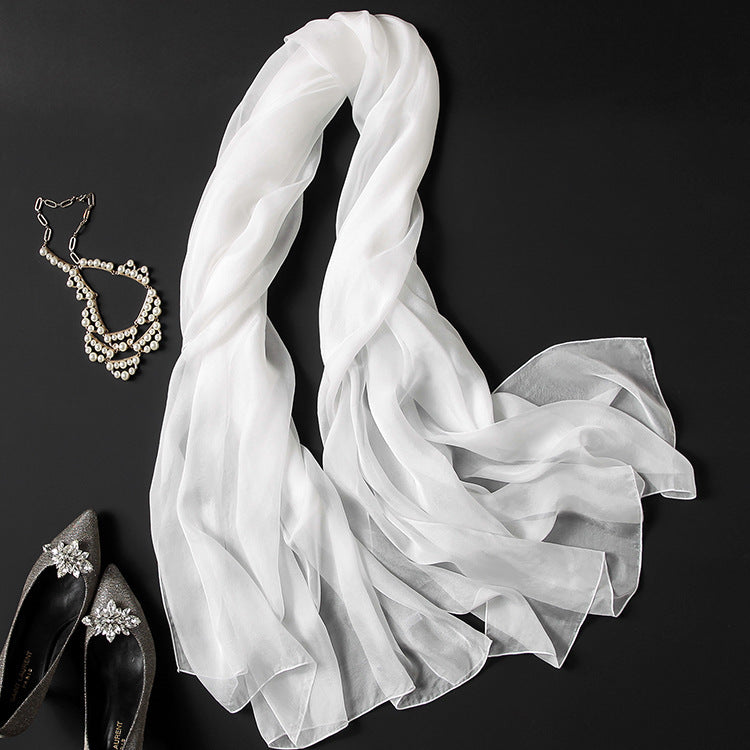 Silk Scarf for Women - 100% Mulberry Silk