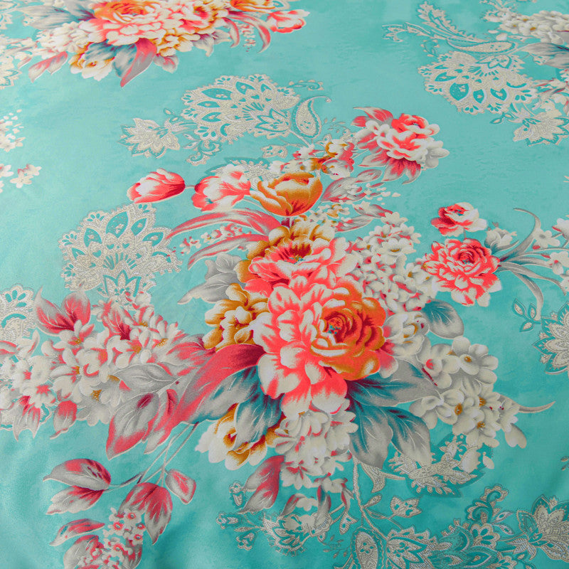 Silk Printed Silk Comforter for All Seasons, Wholesale