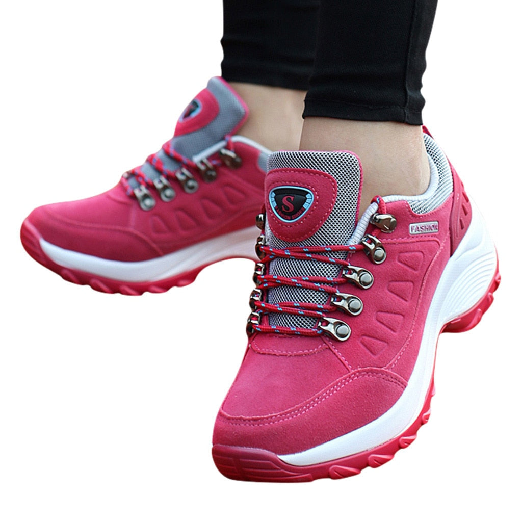 Trendy Women's Sneakers with Thick Sole for Height Boost