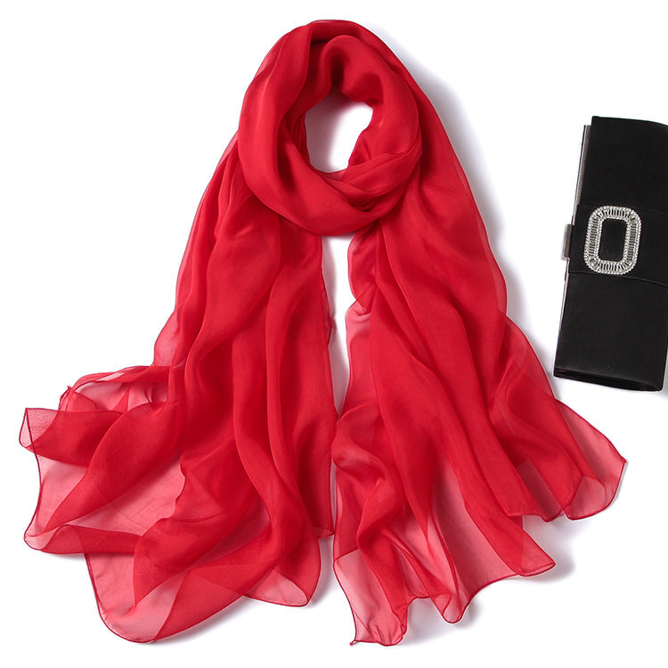 Silk Scarf for Women - 100% Mulberry Silk