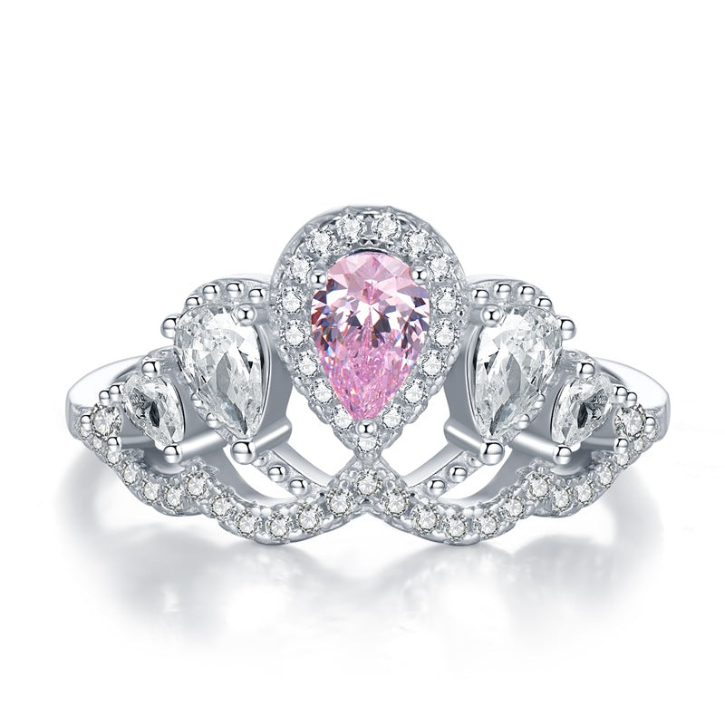 Fashionable Simple Geometric Silver Ring for Women