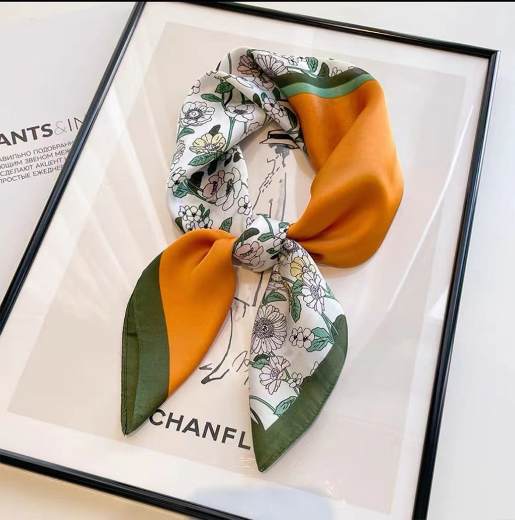 Stylish Spring Autumn Silk Scarf for Women